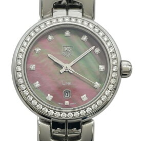 タグ・ホイヤー TAG HEUER リンク トリロジー ブラックシェル キャメロン・ディアス限定モデル WAT1419.BA0954 ブラックシェル SS レディース 腕時計【中古】