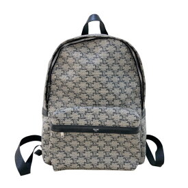 セリーヌ CELINE トリオンフ柄　バックパック 188382 PVC/レザー ユニセックス リュック・デイパック【中古】