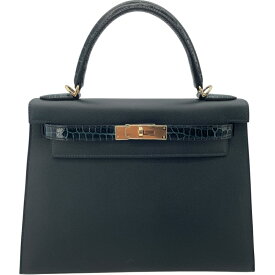 エルメス HERMES ケリー28 タッチ 外縫い B刻印 ヴェールシプレ GD金具 マダム・ニロティカス レディース ショルダーバッグ【中古】