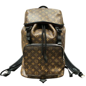 ルイ・ヴィトン LOUIS VUITTON ザック・バックパック M43422 ブラウン モノグラム・マカサー メンズ リュック・デイパック【中古】
