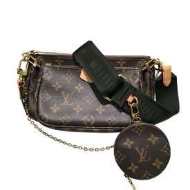 ルイ・ヴィトン LOUIS VUITTON ミュルティ・ポシェット・アクセソワール M44813 カーキ モノグラム・カーキ ユニセックス ショルダーバッグ【中古】