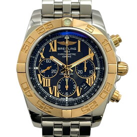 ブライトリング BREITLING クロノマット 44 CB011012 ブラック YG/SS 自動巻き メンズ 腕時計【中古】