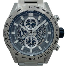 タグ・ホイヤー TAG HEUER カレラ キャリバーホイヤー01 クロノグラフ グレーファントム CAR2A8A.BF0707 グレー チタン メンズ 腕時計【中古】