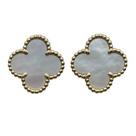 ヴァンクリーフ＆アーペル Van Cleef & Arpels ヴィンテージアルハンブラピアス ゴールド Au750 ジュエリー【中古】