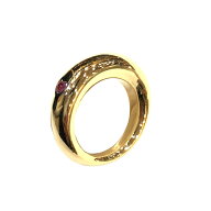 ショーメ CHAUMET アノークールハートリング ゴールド 750 ジュエリー【中古】