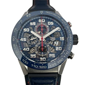 タグ・ホイヤー TAG HEUER カレラ キャリバーホイヤー01 クロノグラフ レッドブルレーシング CAR2A1N.FT6100 SS/セラミック/ラバーベルト 自動巻き メンズ 腕時計【中古】