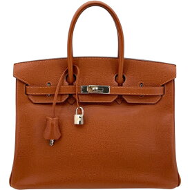 エルメス HERMES バーキン35 □J刻 ブリック SV金具 ヴァッシュリエジュ レディース ハンドバッグ【中古】