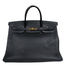 エルメス HERMES バーキン40 □C刻印 (1999年製) ブルーインディゴ　ゴールド金具 トゴ レディース ハンドバッグ【中古】