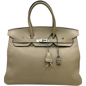 エルメス HERMES バーキン35 □I刻印 トゥルティエールグレー SV金具 トゴ レディース ハンドバッグ【中古】
