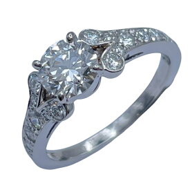 カルティエ Cartier バレリーナリング プラチナ Pt950 ダイヤモンド ジュエリー【中古】