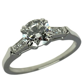 ハリーウィンストン HARRY WINSTON ラウンドカットトリストリング プラチナ PT950 ジュエリー【中古】