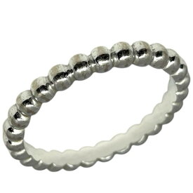 ヴァンクリーフ＆アーペル Van Cleef & Arpels ペルレ スモールリング ホワイトゴールド 750WG ジュエリー【中古】