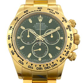 ロレックス ROLEX デイトナ 116508 グリーン K18YG 自動巻き メンズ 腕時計【中古】
