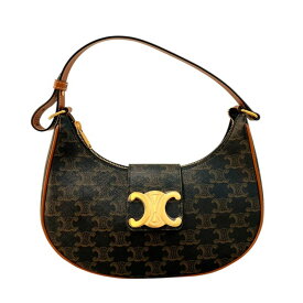 セリーヌ CELINE ミディアムアヴェトリオンフバッグ 114492BZJ ブラウン トリオンフキャンバス/タン レディース ハンドバッグ【中古】