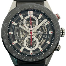 タグ・ホイヤー TAG HEUER カレラ キャリバー ホイヤー01 CAR201V.FT6046 ブラック セラミック/SS 自動巻き メンズ 腕時計【中古】