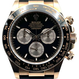 ロレックス ROLEX デイトナ ブラック/サンダスト 126515LN ブラック/サンダスト K18PG/ラバー 自動巻き メンズ 腕時計【中古】