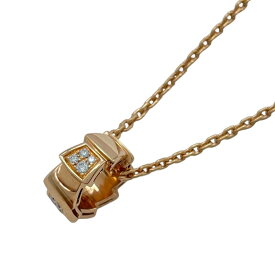 ブルガリ BVLGARI セルペンティ ヴァイパー ネックレス ピンクゴールド Au750 ジュエリー【中古】