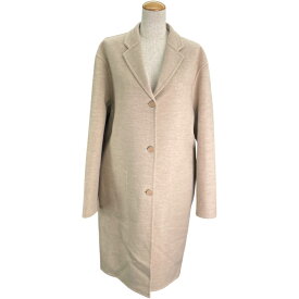 エルメス HERMES セリエボタンカシミヤコート 4H0103DB ベージュ カシミヤ レディース その他アウター【中古】