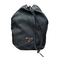 プラダ PRADA ナイロン巾着ポーチ ナイロン レディース その他バッグ【中古】