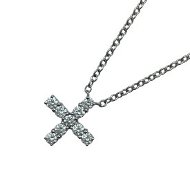 ハリーウィンストン HARRY WINSTON ミニクロスダイヤネックレス プラチナ Pt950 ジュエリー【中古】