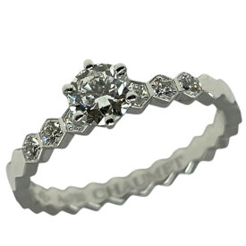 ショーメ CHAUMET ビードゥショーメ ソリテールリング K18ホワイトゴールド ジュエリー【中古】