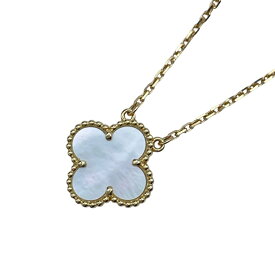 ヴァンクリーフ＆アーペル Van Cleef & Arpels ヴィンテージアルハンブラネックレス ゴールド Au750 マザー オブ パール ジュエリー【中古】