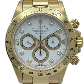 ロレックス ROLEX デイトナ 16528G ホワイト K18YG 自動巻き メンズ 腕時計【中古】
