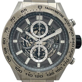 タグ・ホイヤー TAG HEUER カレラ キャリバーホイヤー01 クロノグラフ グレーファントム CAR2A8A.BF0707 グレー チタン 自動巻き メンズ 腕時計【中古】