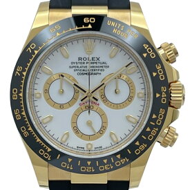 ロレックス ROLEX デイトナ 116518LNG ホワイト K18YG 自動巻き メンズ 腕時計【中古】