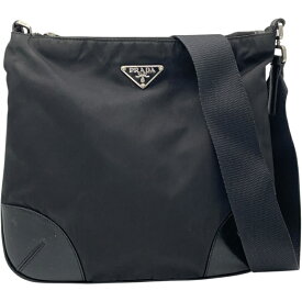 プラダ PRADA ショルダーバッグ ブラック SV金具 ナイロン メンズ ショルダーバッグ【中古】