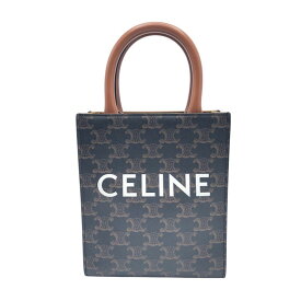 セリーヌ CELINE ミニ バーティカルカバ 194372 トリオンフキャンバス レディース ショルダーバッグ【中古】