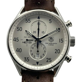 タグ・ホイヤー TAG HEUER カレラクロノグラフキャリバー1887スペースX CAR2015FC6321 シルバー SS 手巻き メンズ 腕時計【中古】