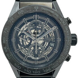 タグ・ホイヤー TAG HEUER カレラ キャリバーホイヤー01 クロノグラフ CAR2A90 グレー セラミック 自動巻き メンズ 腕時計【中古】