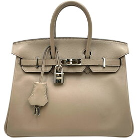 エルメス HERMES バーキン25 C刻印　(2018年製) トゥルティエールグレー　シルバー金具 スイフト レディース ハンドバッグ【中古】