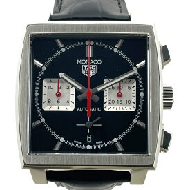 タグ・ホイヤー TAG HEUER モナコ キャリバーホイヤー02 クロノグラフ CBL2113.FC6177 ブラック SS 自動巻き メンズ 腕時計【中古】