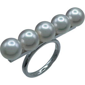 タサキ TASAKI バランスリング ホワイトゴールド 750/パール ジュエリー【中古】