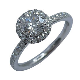 ハリーウィンストン HARRY WINSTON ラウンドカット・マイクロパヴェ・リング プラチナ Pt950 ジュエリー【中古】