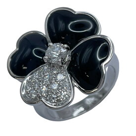 ヴァンクリーフ＆アーペル Van Cleef & Arpels コスモスリング ホワイトゴールド K18WG ダイヤモンド ジュエリー【中古】
