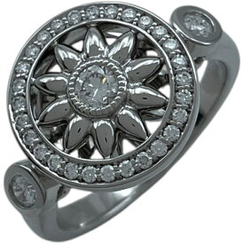 ハリーウィンストン HARRY WINSTON ウィンストンゲートリング プラチナ Pt950 ダイヤモンド ジュエリー【中古】