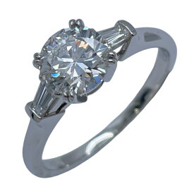 ハリーウィンストン HARRY WINSTON ラウンドカットクラシックリング プラチナ Pt950 ジュエリー【中古】