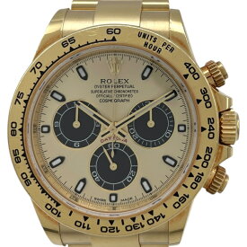 ロレックス ROLEX デイトナ 116508 シャンパン/ブラック K18YG 自動巻き メンズ 腕時計【中古】