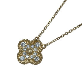 ヴァンクリーフ＆アーペル Van Cleef & Arpels ヴィンテージアルハンブラネックレス ゴールド Au750 ジュエリー【中古】