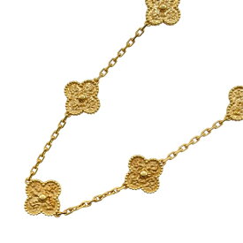 ヴァンクリーフ＆アーペル Van Cleef & Arpels ヴィンテージアルハンブラ10Pネックレス ゴールド Au750 ジュエリー【中古】