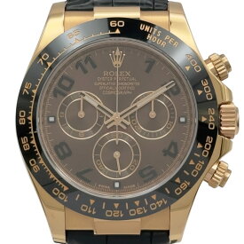 ロレックス ROLEX デイトナ チョコ 116515LN ブラウン ピンクゴールド メンズ 腕時計【中古】