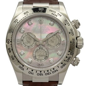 ロレックス ROLEX デイトナ ブラックシェル 116519NG ブラックシェル ホワイトゴールド メンズ 腕時計【中古】