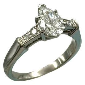 ハリーウィンストン HARRY WINSTON ペアシェイプトリストリング プラチナ Pt950/ダイヤモンド　 ジュエリー【中古】