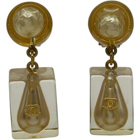 シャネル CHANEL ココマーク レジン イヤリング ゴールド メタル・レジン アクセサリー【中古】