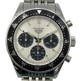 タグ・ホイヤー TAG HEUER オータヴィアヘリテージ キャリバー02 ジャックホイヤーエディション CBE2111 シルバー/ブラック ステンレススチール メンズ 腕時計【中古】