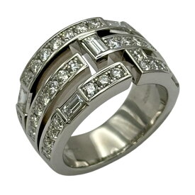 ハリーウィンストン HARRY WINSTON トラフィックアクセント3ロウダイヤリング プラチナ Pt950 ダイヤモンド ジュエリー【中古】