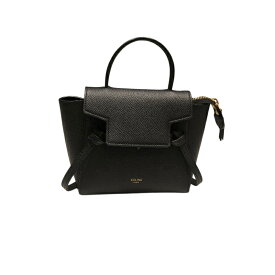 セリーヌ CELINE ベルトバッグピコ 194263 ブラック グレインカーフ レディース ショルダーバッグ【中古】